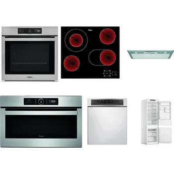 Set domácích spotřebičů WHIRLPOOL AKZ9 9480 IX + WHIRLPOOL AKT 8190/BA + WHIRLPOOL AKR 650/1 IX + WHIRLPOOL ABSOLUTE AMW 730 IX + WHIRLPOOL WBC 3C34 PF X + WHIRLPOOL WHC18 T311
