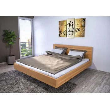 Postel Nábytek Rovder Postel Pegas s úložným prostorem, Rovder Výběr moření: Modrá, Rozměr postele: 180x200, Druh dřeva: Bukový masiv