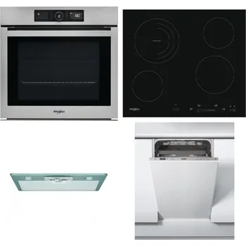Set domácích spotřebičů WHIRLPOOL AKZ9 9480 IX + WHIRLPOOL AKT 8900 BA + WHIRLPOOL AKR 650/1 IX + WHIRLPOOL WSIC 3M27 C