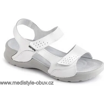 Dámská zdravotní obuv MEDISTYLE VĚRA 1V-T21 sandál bílý, bílá - 38