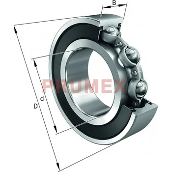 FAG S 6306-2RSR-FD nerezové kuličkové ložisko