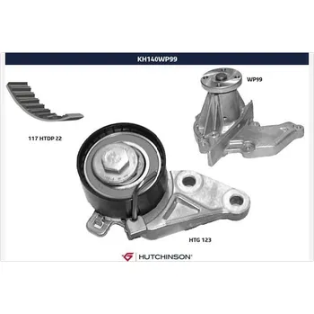 Rozvod motoru Vodni pumpa + sada ozubeneho remene, , HUTCHINSON, KH 140WP99