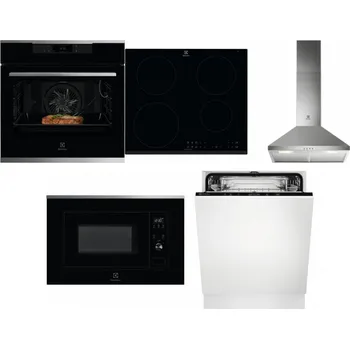 Set domácích spotřebičů ELECTROLUX KOEBP39X + ELECTROLUX LIR60430 + ELECTROLUX LFC316X + ELECTROLUX LMS2203EMX + ELECTROLUX EEA27200L