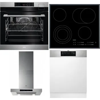 Set domácích spotřebičů AEG BSK792380M + AEG Mastery DirectTouch HK654070FB + AEG Mastery DBB5660HM + AEG FEE72706PM