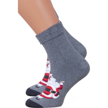 Dámské ponožky Dámské froté vánoční ponožky 030/40 STEVEN