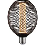 Paulmann 29087 Zyl Spiral, černá dekorativní drátěná žárovka E27 4,2W 1800K, průměr 11cm