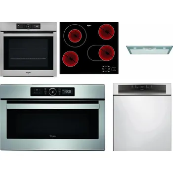 Set domácích spotřebičů WHIRLPOOL AKZ9 9480 IX + WHIRLPOOL AKT 8190/BA + WHIRLPOOL AKR 650/1 IX + WHIRLPOOL ABSOLUTE AMW 730 IX + WHIRLPOOL WBC 3C34 PF X