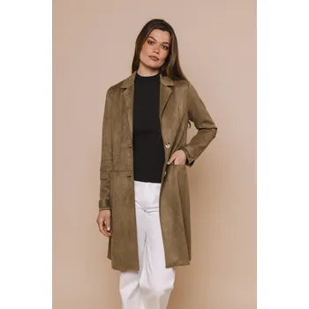 Dámský kabát Dámský jarní kabát Rino & Pelle Babice Barva: olive, Velikost: 38