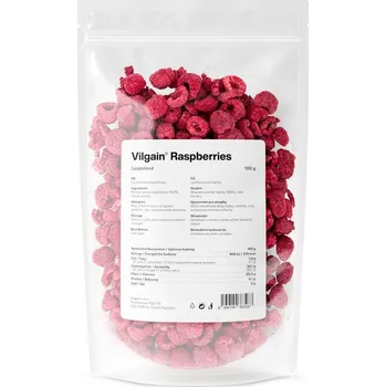 Sušené ovoce Vilgain Maliny lyofilizované – 100 g
