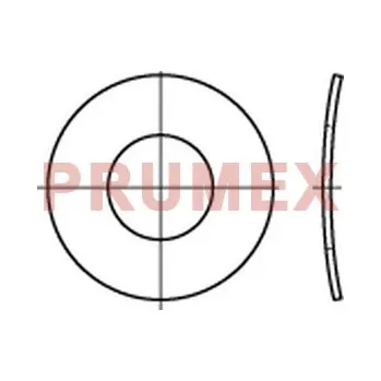 Matice Podložka pružná prohnutá DIN 137A M3 / 3,2