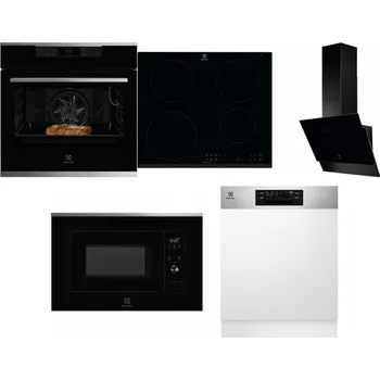 Set domácích spotřebičů ELECTROLUX KOEBP39X + ELECTROLUX LIR60430 + ELECTROLUX LFV616K + ELECTROLUX LMS2203EMX + ELECTROLUX EEM48300IX