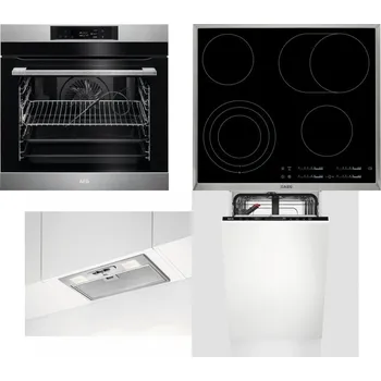 Set domácích spotřebičů AEG BPK742380M + AEG Mastery DirectTouch HK654070XB + AEG DGB3523S + AEG Mastery GlassCare FSE73407P