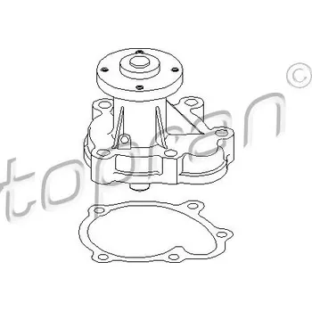 Vodní pumpa motoru Vodní čerpadlo, chlazení motoru, , 1334052, 1334105, 97101320, 97110387, TOPRAN, 205 226
