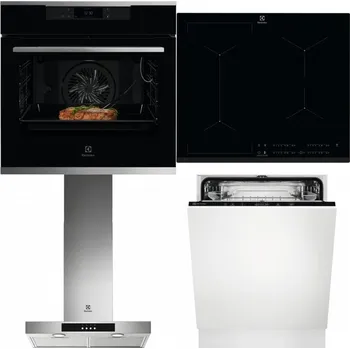 Set domácích spotřebičů ELECTROLUX KOEBP39X + ELECTROLUX EIV634 + ELECTROLUX LFT426X + ELECTROLUX EEA27200L
