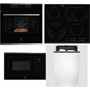 Set domácích spotřebičů ELECTROLUX KOEBP39X + ELECTROLUX EHF6547FXK + ELECTROLUX LMS4253TMX + ELECTROLUX EEM23100L