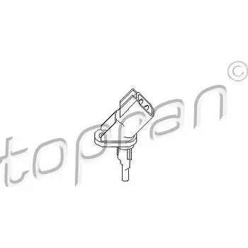 ABS Snímač, počet otáček kol, , 1115018, 1146400, 1386268, 1S7T2B372AB, 1S7T2B372AC, 1S7T2B372AD, TOPRAN, 303 944