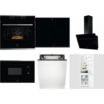Set domácích spotřebičů ELECTROLUX KOEBP39X + ELECTROLUX LIR60430 + ELECTROLUX LFV316K + ELECTROLUX LMS2203EMX + ELECTROLUX EEA27200L + ELECTROLUX LNT3LF18S