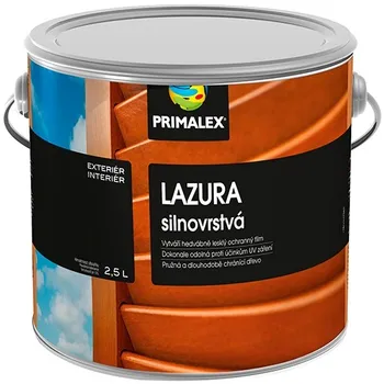 Lak na dřevo Primalex Lazura silnovrstvá 2,5 l