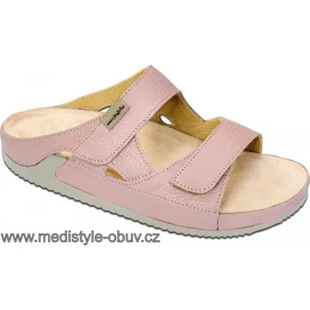 Dámská zdravotní obuv MEDISTYLE ZORA 7Z-J15/1/TL pantofel růžový, --- - 39