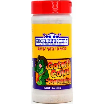 Koření BBQ koření Gators Cajun 425g Suckle Busters