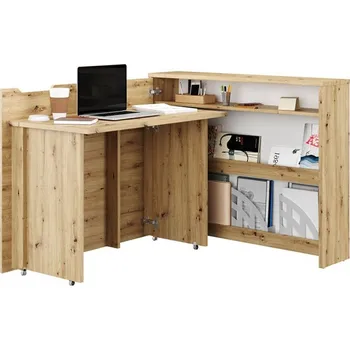 Psací stůl Psací (PC) stůl ve skřínce Rebecca - Psací stůl skládací ve skřínce
