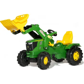 Dětské šlapadlo Rolly Toys šlapací traktor s nakladačem rollyFarmtrac John Deere 6210R