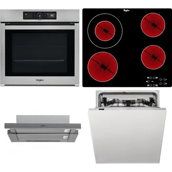 Set domácích spotřebičů WHIRLPOOL AKZ9 9480 IX + WHIRLPOOL AKT 8130/NE + WHIRLPOOL AKR 749/1 IX + WHIRLPOOL WIC 3C33 PFE