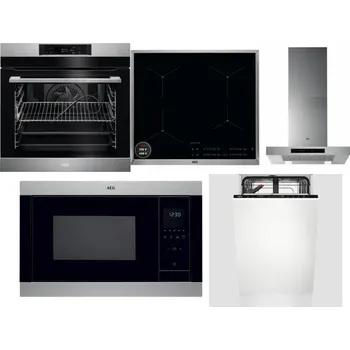 Set domácích spotřebičů AEG BPK742380M + AEG Mastery SenseBoil IAE64413XB + AEG Mastery DBB5660HM + AEG Mastery MSB2547D-M + AEG Mastery GlassCare FSE73407P