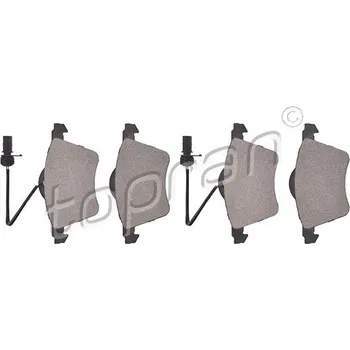 Brzdový systém Sada brzdových destiček, kotoučová brzda, , 7D0698151A, TOPRAN, 109 463