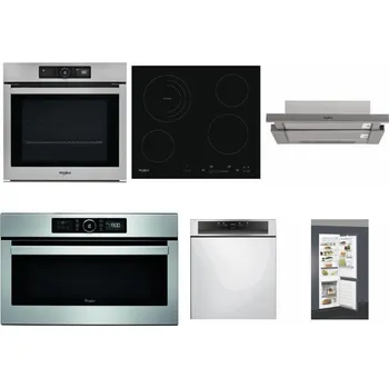 Set domácích spotřebičů WHIRLPOOL AKZ9 9480 IX + WHIRLPOOL AKT 8900 BA + WHIRLPOOL AKR 5390/1 IX + WHIRLPOOL ABSOLUTE AMW 730 IX + WHIRLPOOL WBC 3C34 PF X + WHIRLPOOL ART 66112