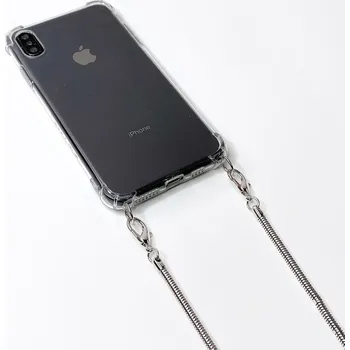 Pouzdro na mobilní telefon Průhledný kryt na iPhone/kryt na mobil crossbody Varianta: 1, Model: iPhone 12