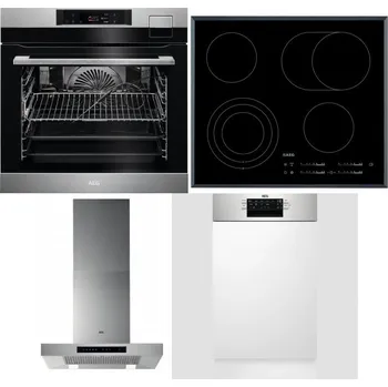 Set domácích spotřebičů AEG BSK792380M + AEG Mastery DirectTouch HK654070FB + AEG Mastery DBB5660HM + AEG Mastery MaxiFlex FEE73517PM