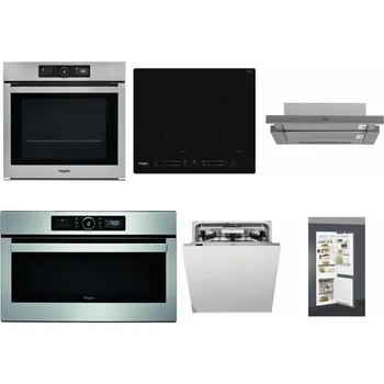 Set domácích spotřebičů WHIRLPOOL AKZ9 9480 IX + WHIRLPOOL WL S7260 NE + WHIRLPOOL AKR 749/1 IX + WHIRLPOOL ABSOLUTE AMW 730 IX + WHIRLPOOL WIO 3O540 PELG + WHIRLPOOL ART 66112