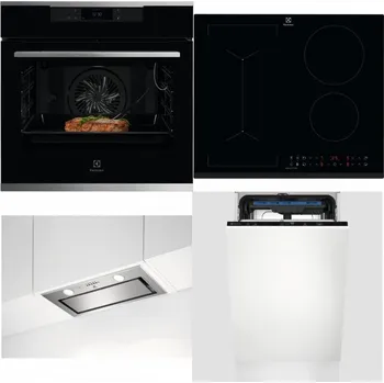 Set domácích spotřebičů ELECTROLUX KOEBP39X + ELECTROLUX LIV63431BK + ELECTROLUX LFG716X + ELECTROLUX EEM23100L