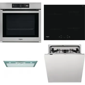 Set domácích spotřebičů WHIRLPOOL AKZ9 9480 IX + WHIRLPOOL WS Q2760 BF + WHIRLPOOL AKR 650/1 IX + WHIRLPOOL WIC 3C33 PFE