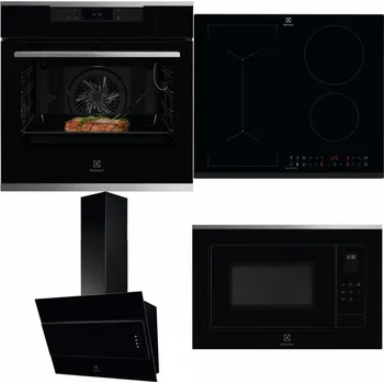 Set domácích spotřebičů ELECTROLUX KOEBP39X + ELECTROLUX LIV63431BK + ELECTROLUX LFV316K + ELECTROLUX LMS4253TMX