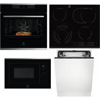 Set domácích spotřebičů ELECTROLUX KOEBP39X + ELECTROLUX EHF6547FXK + ELECTROLUX LMS4253TMX + ELECTROLUX EEA27200L