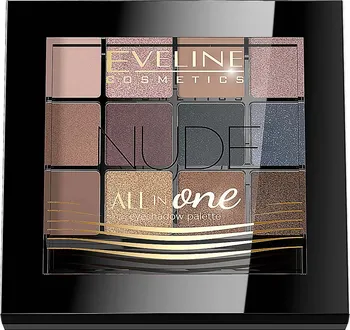 Oční stíny Eveline Cosmetics All In One 12 g Nude