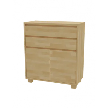 Komoda Komoda SK-2D-2Z, Mrava Výběr moření: Bílá, Druh dřeva: Bukový masiv