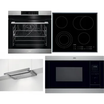Set domácích spotřebičů AEG BPK742380M + AEG Mastery DirectTouch HK654070FB + AEG DPE5660M + AEG Mastery MSB2547D-M