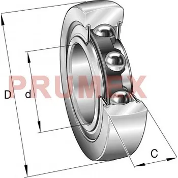 INA LR 201-X-2RSR ložisková kladka