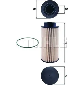 Palivový filtr Palivový filtr, , KNECHT, KX 182D