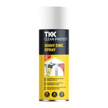 TKK Clean Protect Shiny Zinc - zinkový spray - lesklý 400ml