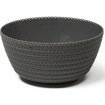 Zahrada Lamela Jersey žardinka 24 cm antracit