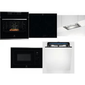 Set domácích spotřebičů ELECTROLUX KOEBP39X + ELECTROLUX LIR60430 + ELECTROLUX LFG716X + ELECTROLUX LMS4253TMX + ELECTROLUX EES48200L