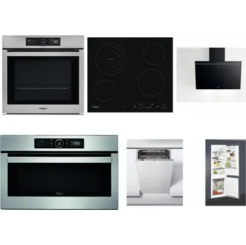 Set domácích spotřebičů WHIRLPOOL AKZ9 9480 IX + WHIRLPOOL AKT 8900 BA + WHIRLPOOL AKR 62F LT K + WHIRLPOOL ABSOLUTE AMW 730 IX + WHIRLPOOL WSIC 3M27 C + WHIRLPOOL ART 65031