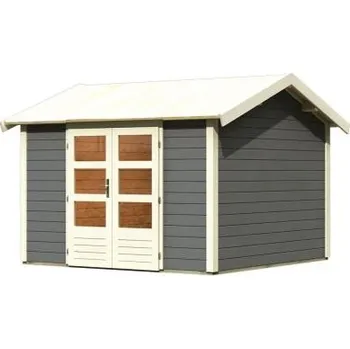 Zahrada dřevěný domek KARIBU THERES 7 (31447) terragrau