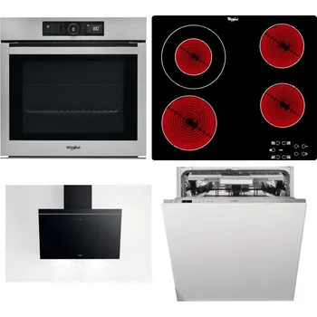 Set domácích spotřebičů WHIRLPOOL AKZ9 9480 IX + WHIRLPOOL AKT 8130/NE + WHIRLPOOL AKR 62F LT K + WHIRLPOOL WIO 3T133 PLE