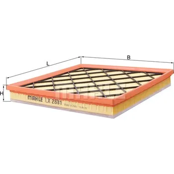 Vzduchový filtr Vzduchový filtr, , 13272719, 13272719000, 834126, 834132, 834189, KNECHT, LX 2881