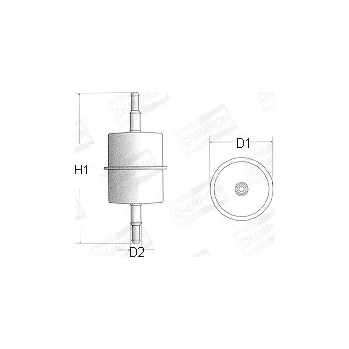 Filtr do auta palivovy filtr, , 156720, 156721, 7700728143, 7701349332, 82425649, CHAMPION, L101/606